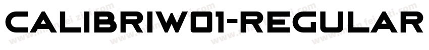 CalibriW01-Regular R字体转换